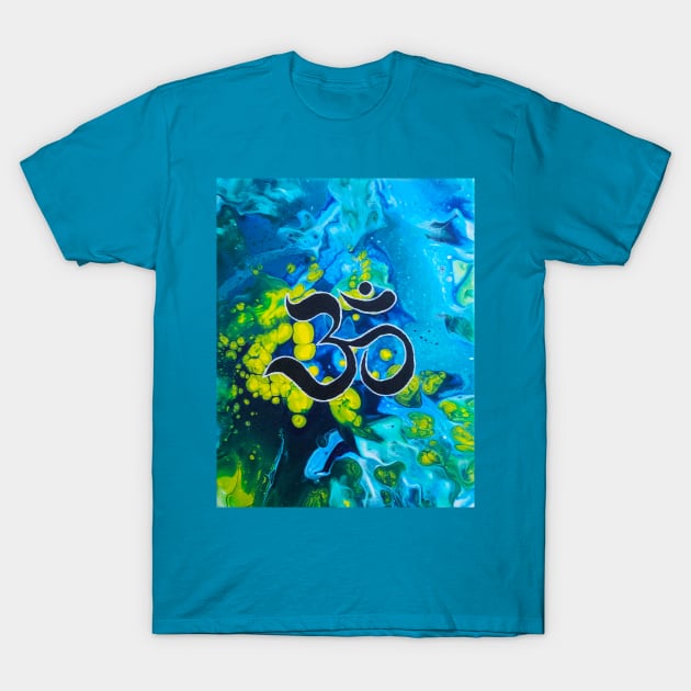 Om Ocean T-Shirt by WickedFaery